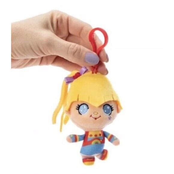 🔥CheeBee Rainbow Brite 4" PLUSH Backpack Clip Keychain BNWT🔥 - Picture 4 of 5